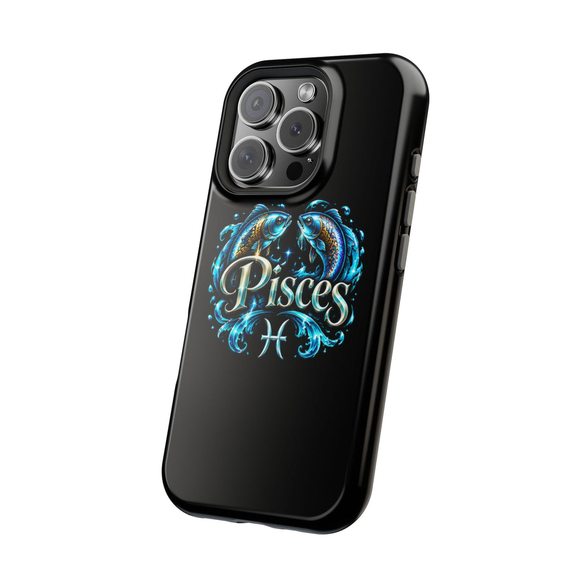 Pisces Magnetic Impact-Resistant Phone Case — Zodiac Fish Astrology Design