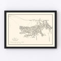 Vintage Western Tajikistan Map 1873