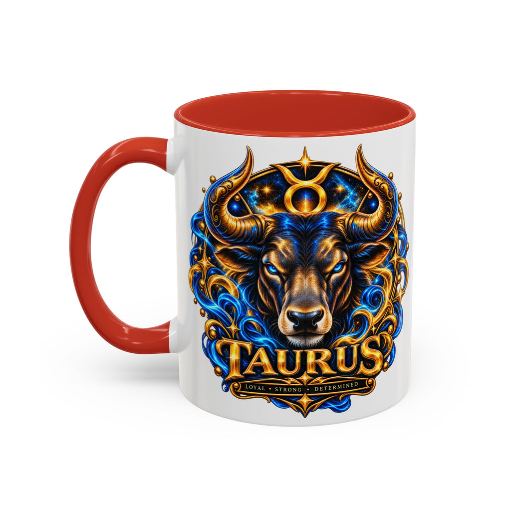 Taurus Coffee Mug — Zodiac Bull Accent Mug (11/15oz)
