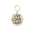 Live Love Laugh Keychain – Inspirational Acrylic Keyring