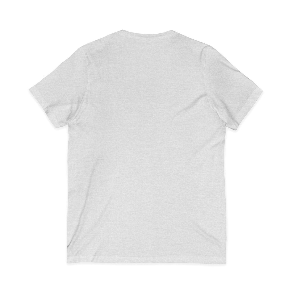 V-Neck Tee — Colorful Brushstroke Quote "To Avoid Criticism Say Nothing, Do Nothing, Be Nothing"