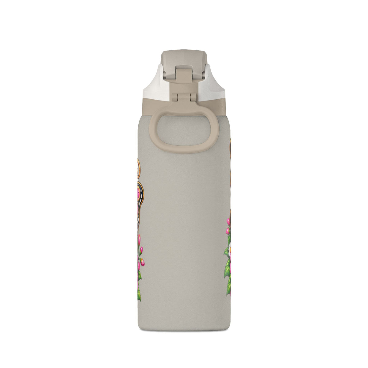 Floral Butterfly Insulated Water Bottle 32oz