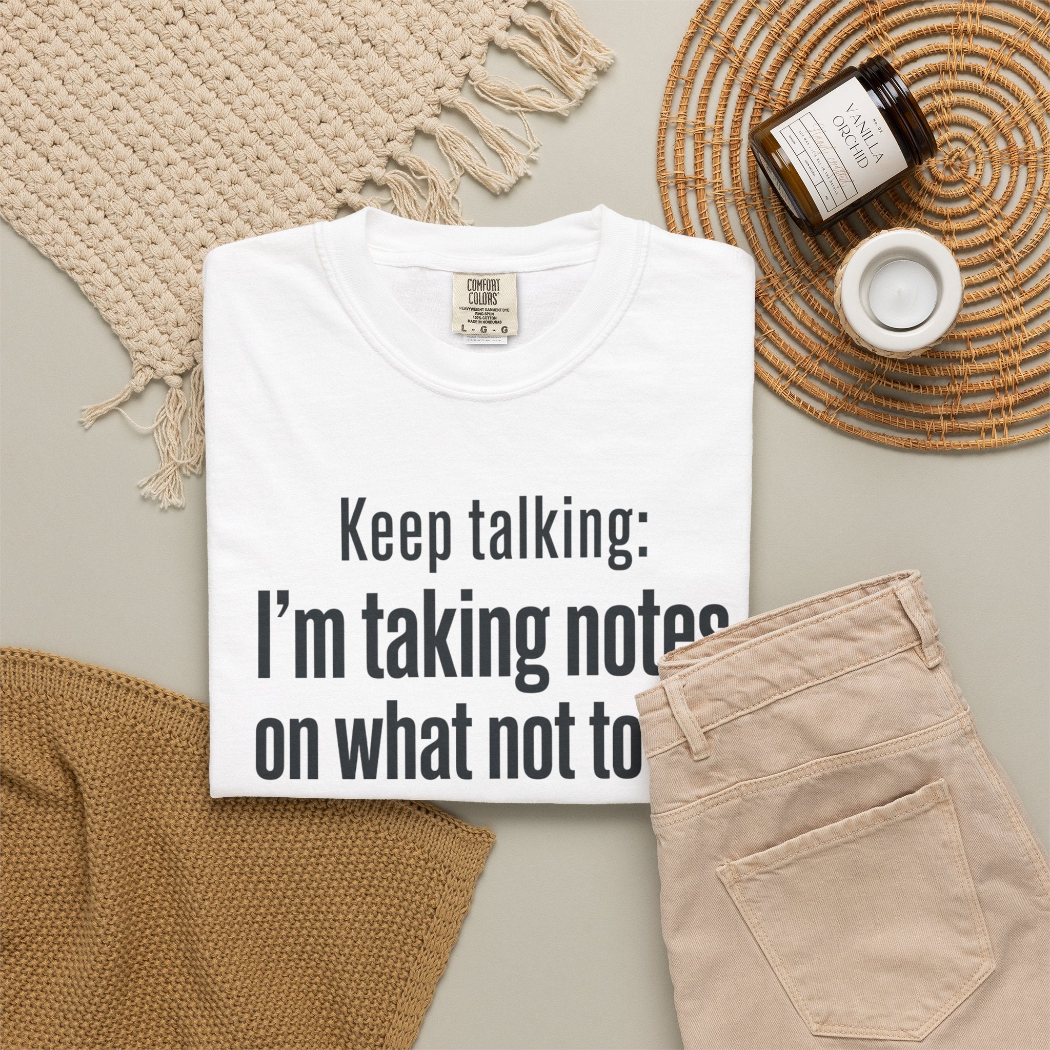 Taking Notes on What Not to Do T-Shirt