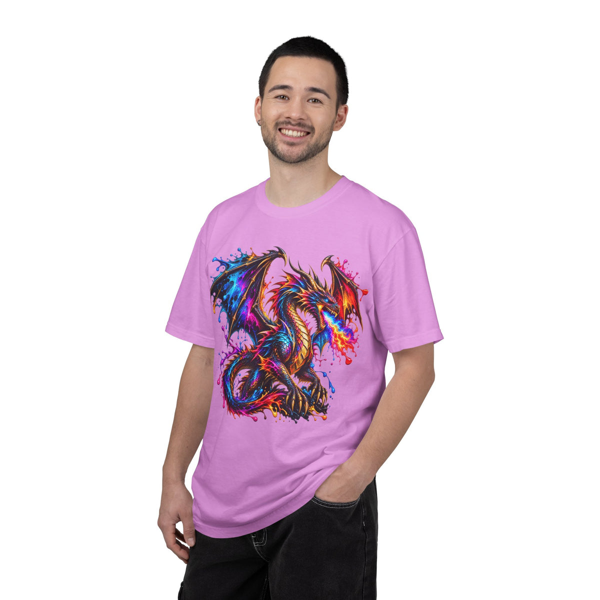 Vibrant Watercolor Dragon T-Shirt