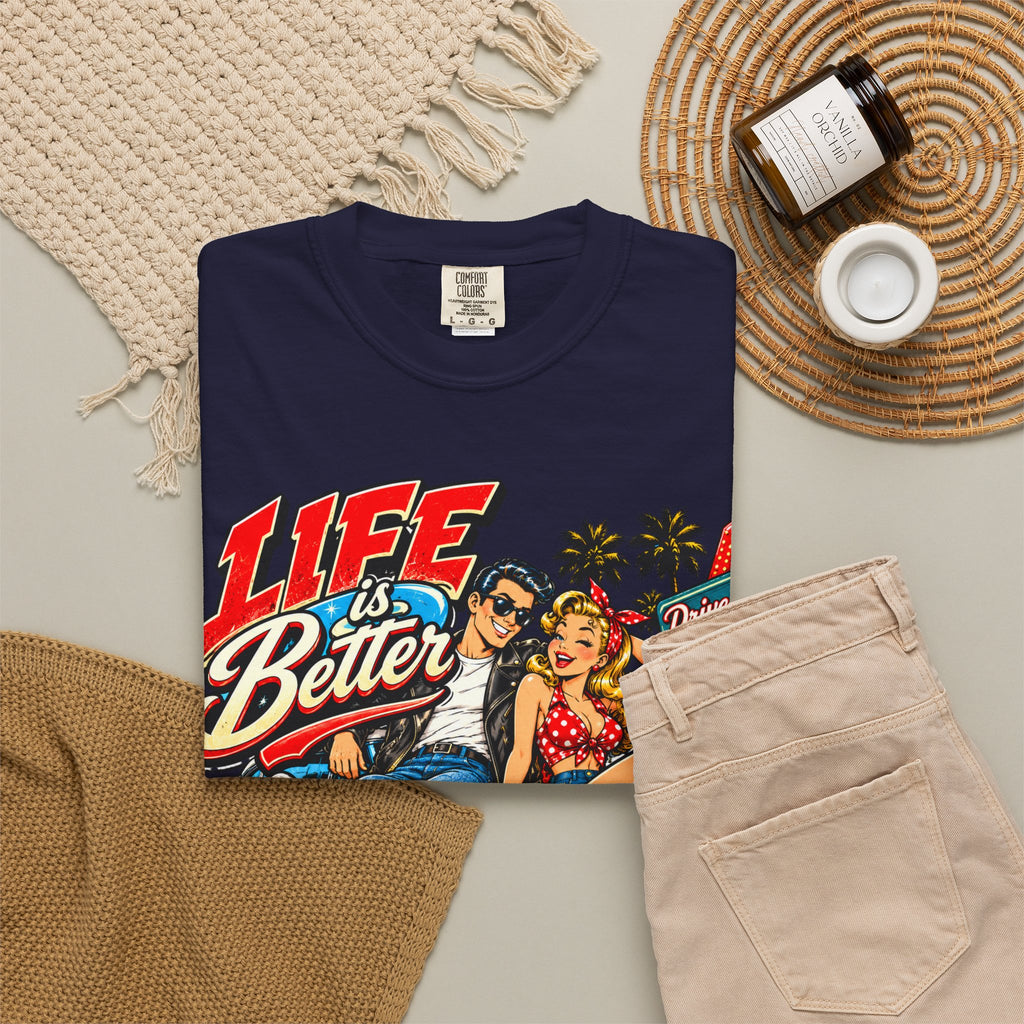 Life Is Better Drive-In Vintage T-Shirt