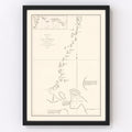 Vintage Kuril Islands Map 1788