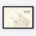 Vintage Chaco Province, Argentina Map 1920