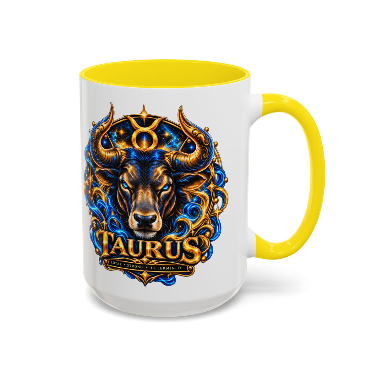 Taurus Coffee Mug — Zodiac Bull Accent Mug (11/15oz)