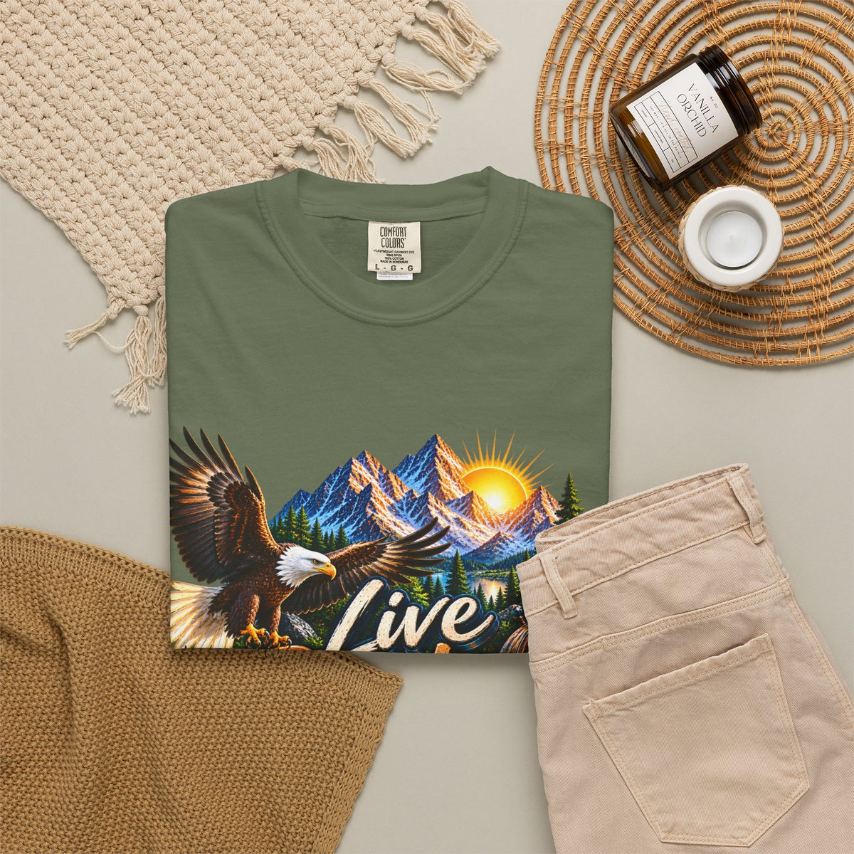 Adventure T-Shirt — "Live Bolder: Explore More, Stay Wild" Graphic Tee