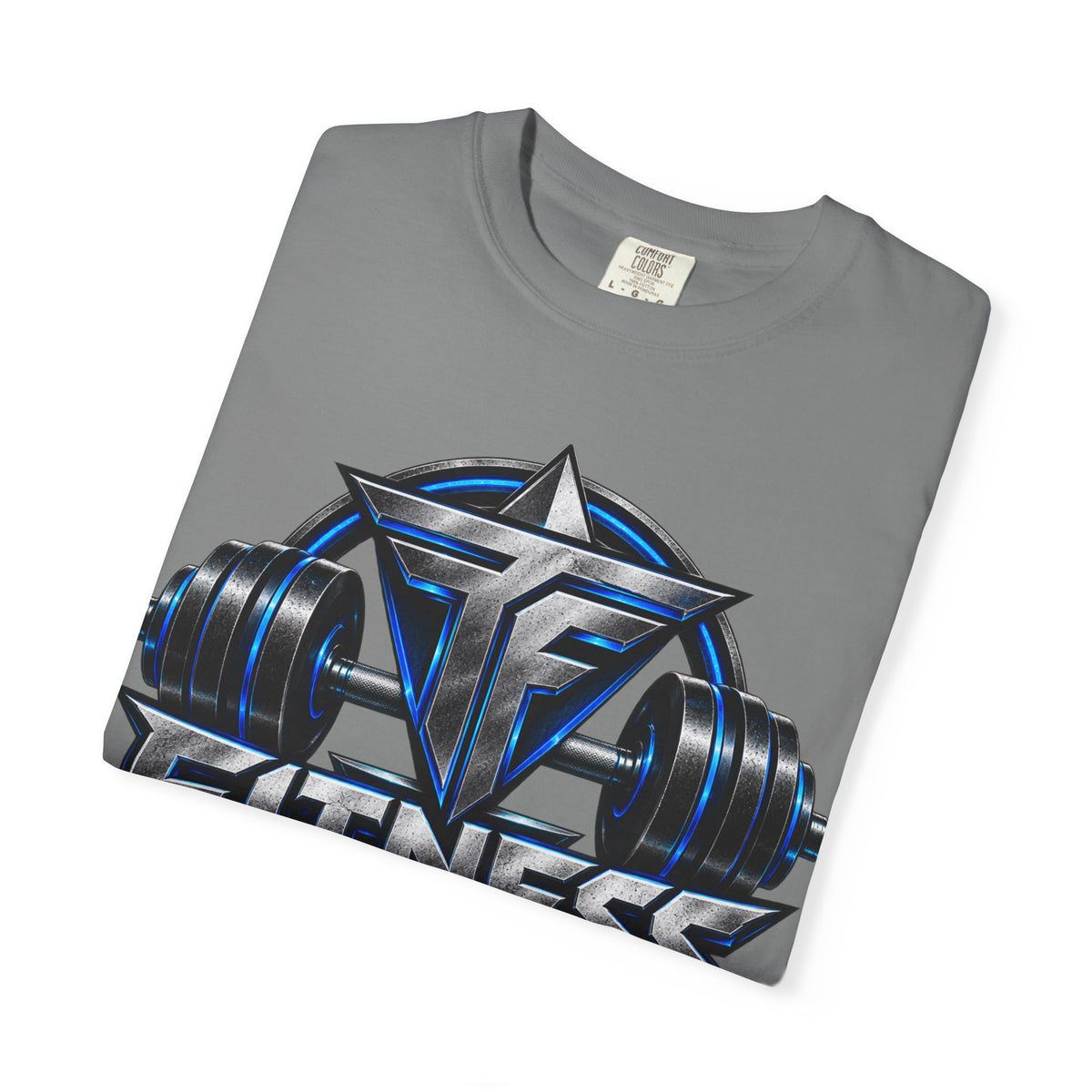 Fitness Lifestyle T-Shirt — Barbell Logo Gym Tee