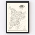 Vintage Panay, Philippines Map 1900