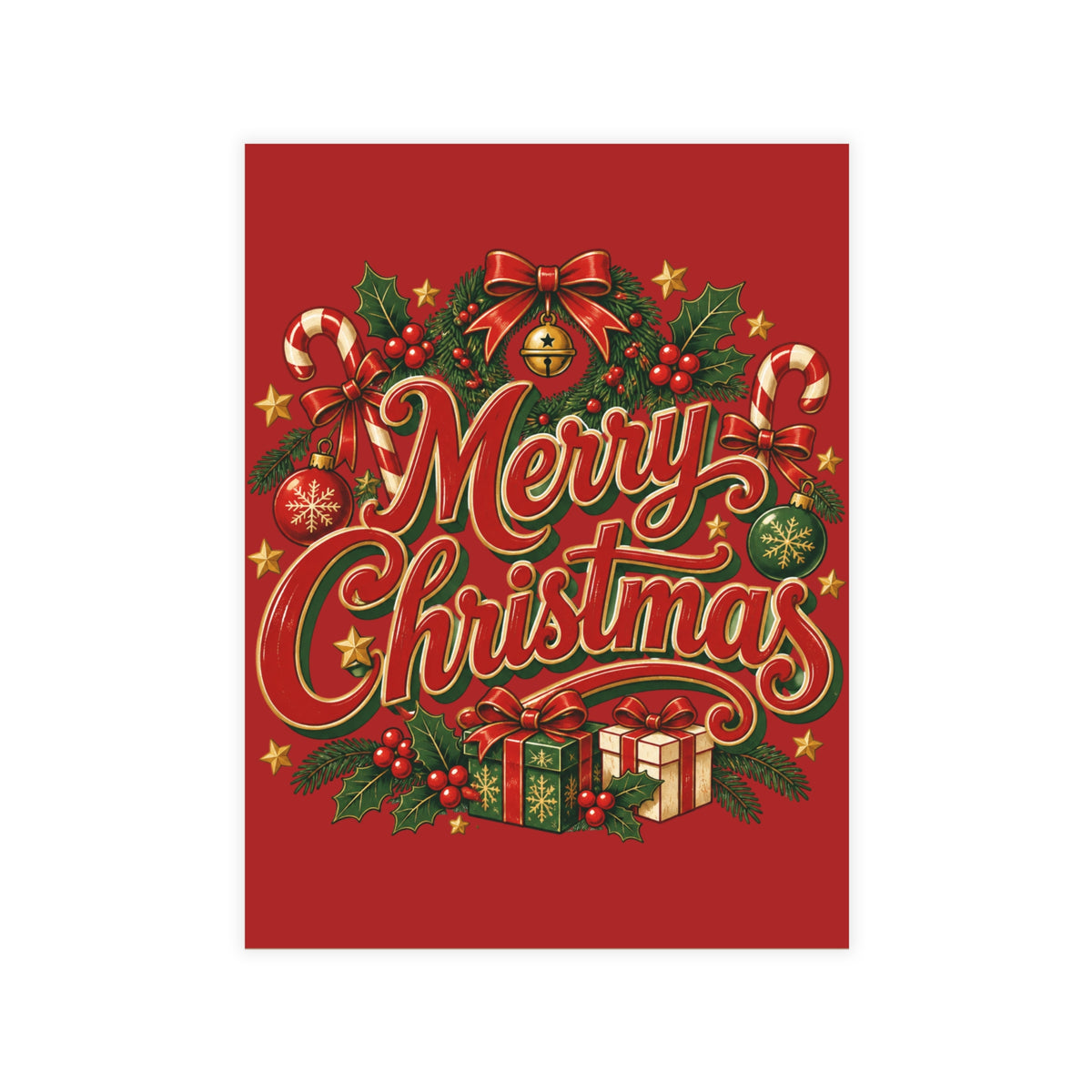 Merry Christmas Postcard Bundles (envelopes included)