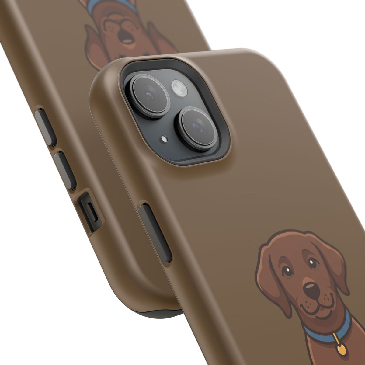 Chocolate Labrador Phone Case — Cute Dog Impact‑Resistant iPhone Cover