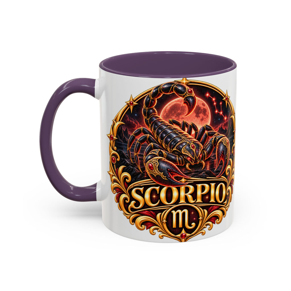 Scorpio Zodiac Coffee Mug — Bold Scorpion Astrology Design (11/15oz)