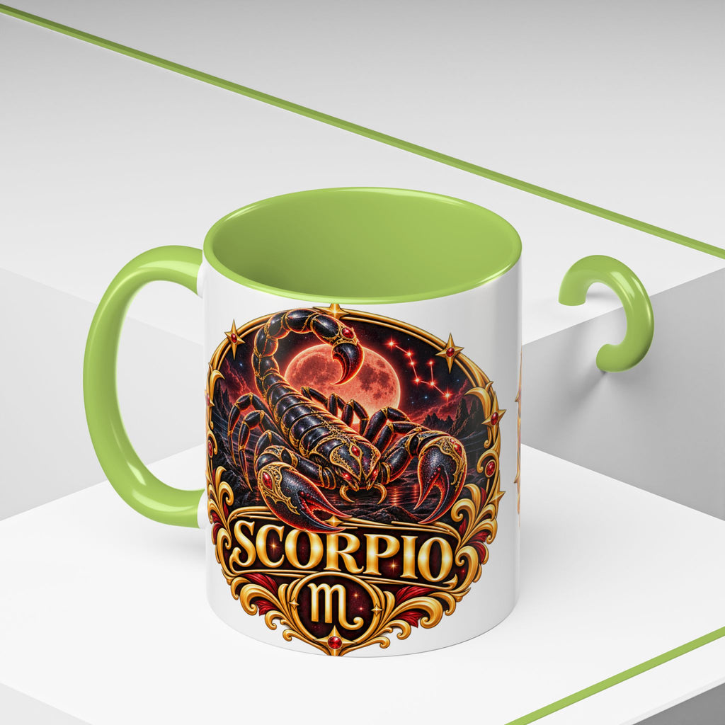 Scorpio Zodiac Coffee Mug — Bold Scorpion Astrology Design (11/15oz)