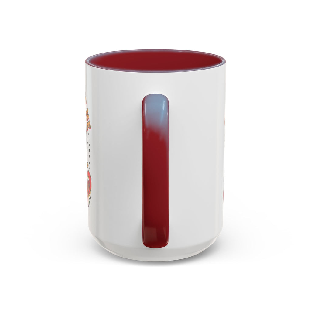 Coffee Mug — "Coffee Makes Me Happy" Cute Retro Accent Mug (11/15oz)