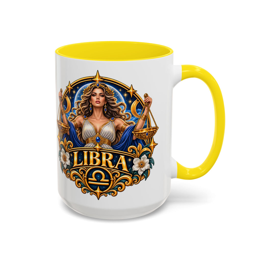 Libra Zodiac Coffee Mug – Elegant Horoscope Astrology Gift (11/15oz)