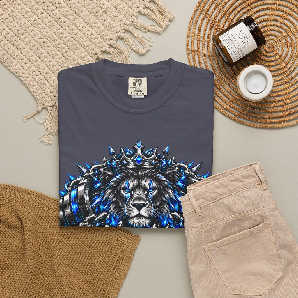 Lion Kingmode Graphic Tee — Gaming Headset Lion Design