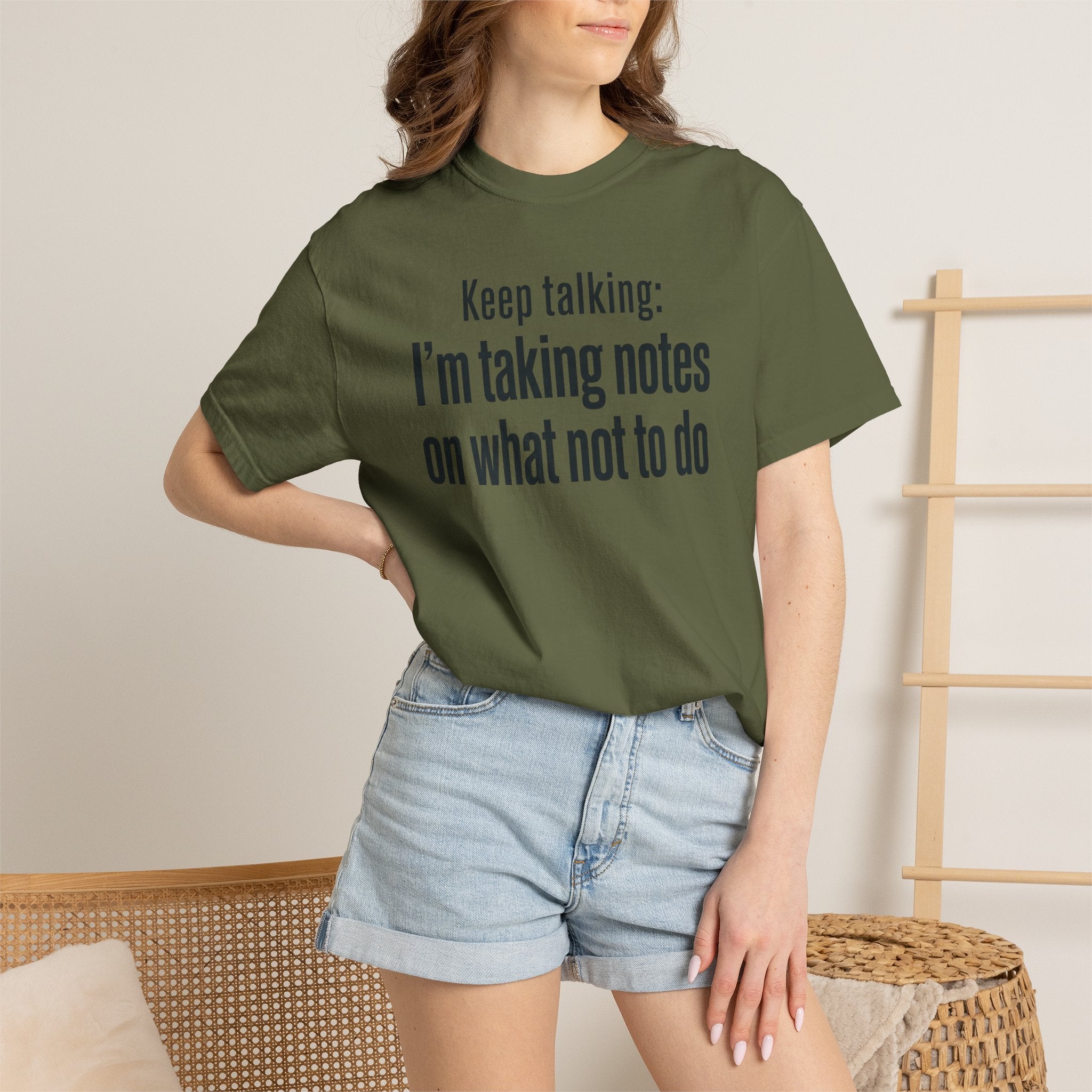 Taking Notes on What Not to Do T-Shirt