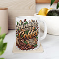 Coffee Addict Ceramic Mug — “Fueled by Coffee” 11oz & 15oz