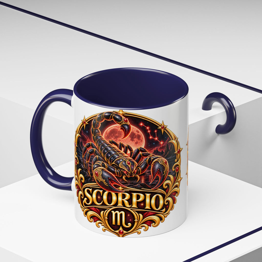 Scorpio Zodiac Coffee Mug — Bold Scorpion Astrology Design (11/15oz)