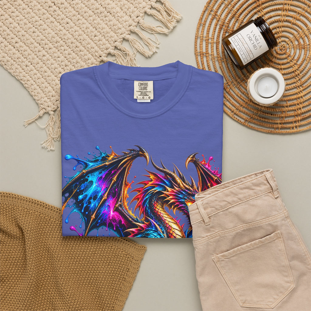 Vibrant Watercolor Dragon T-Shirt