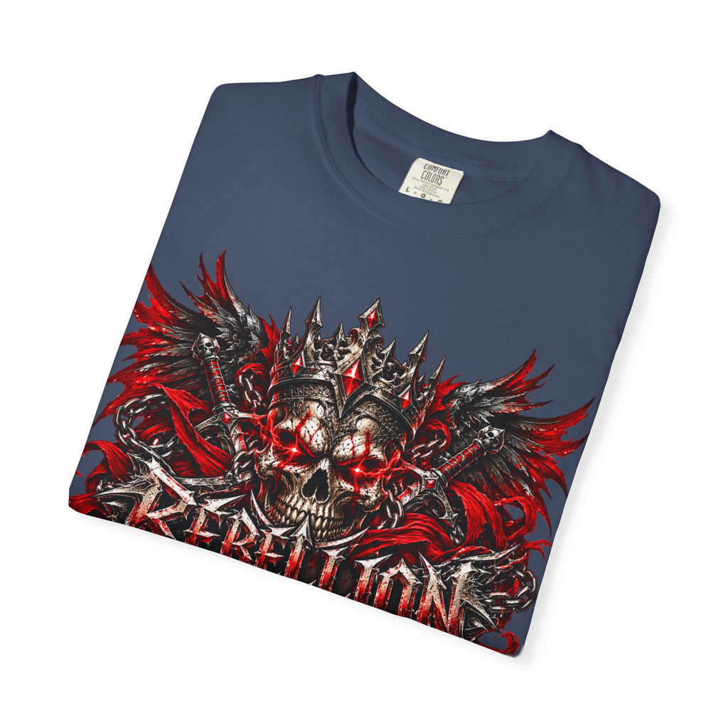 Rebellion Skull Graphic T-Shirt