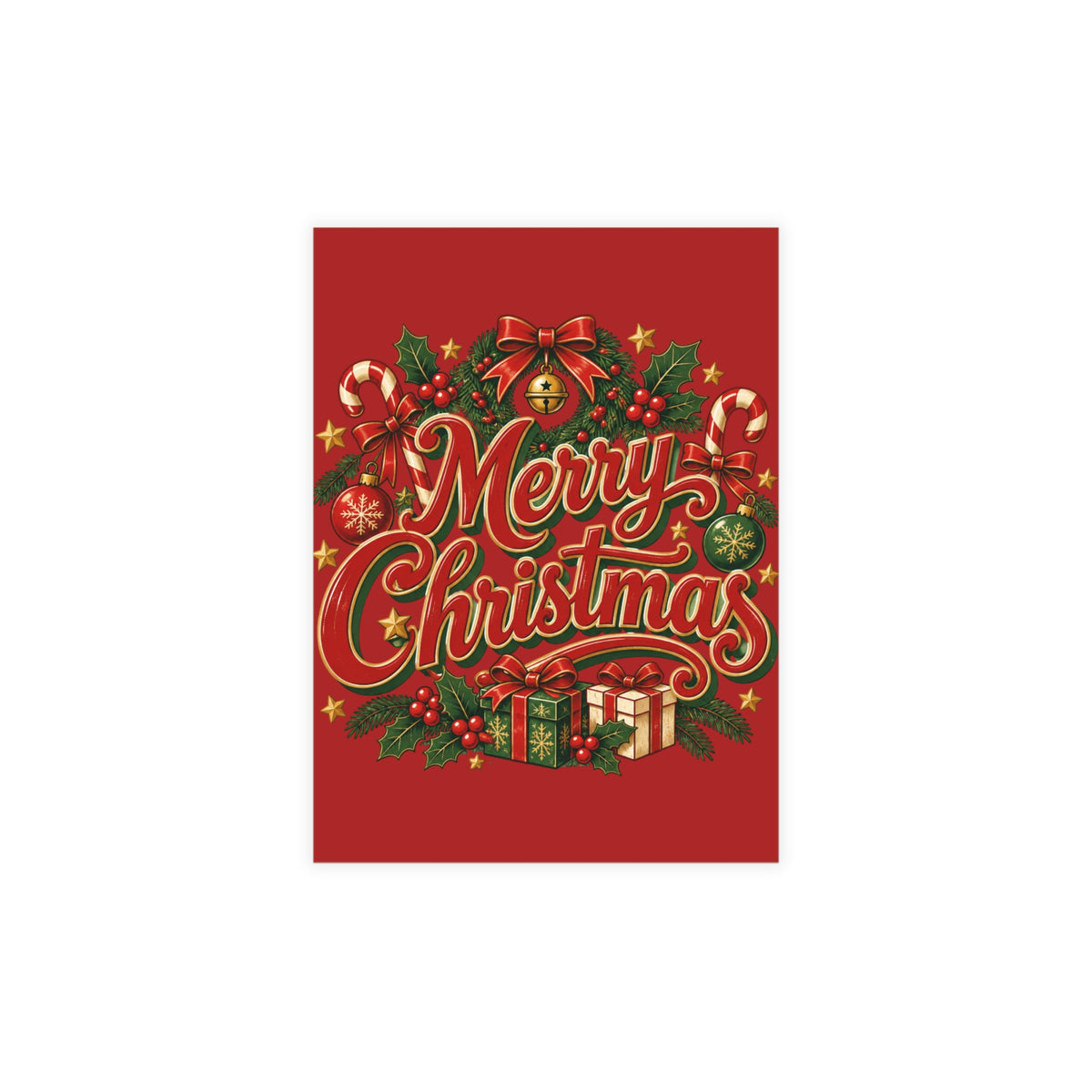 Merry Christmas Postcard Bundles (envelopes included)