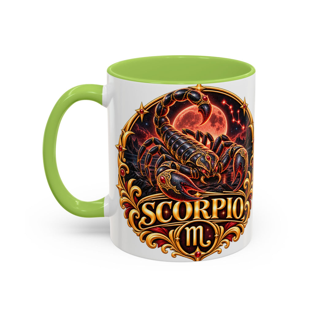 Scorpio Zodiac Coffee Mug — Bold Scorpion Astrology Design (11/15oz)