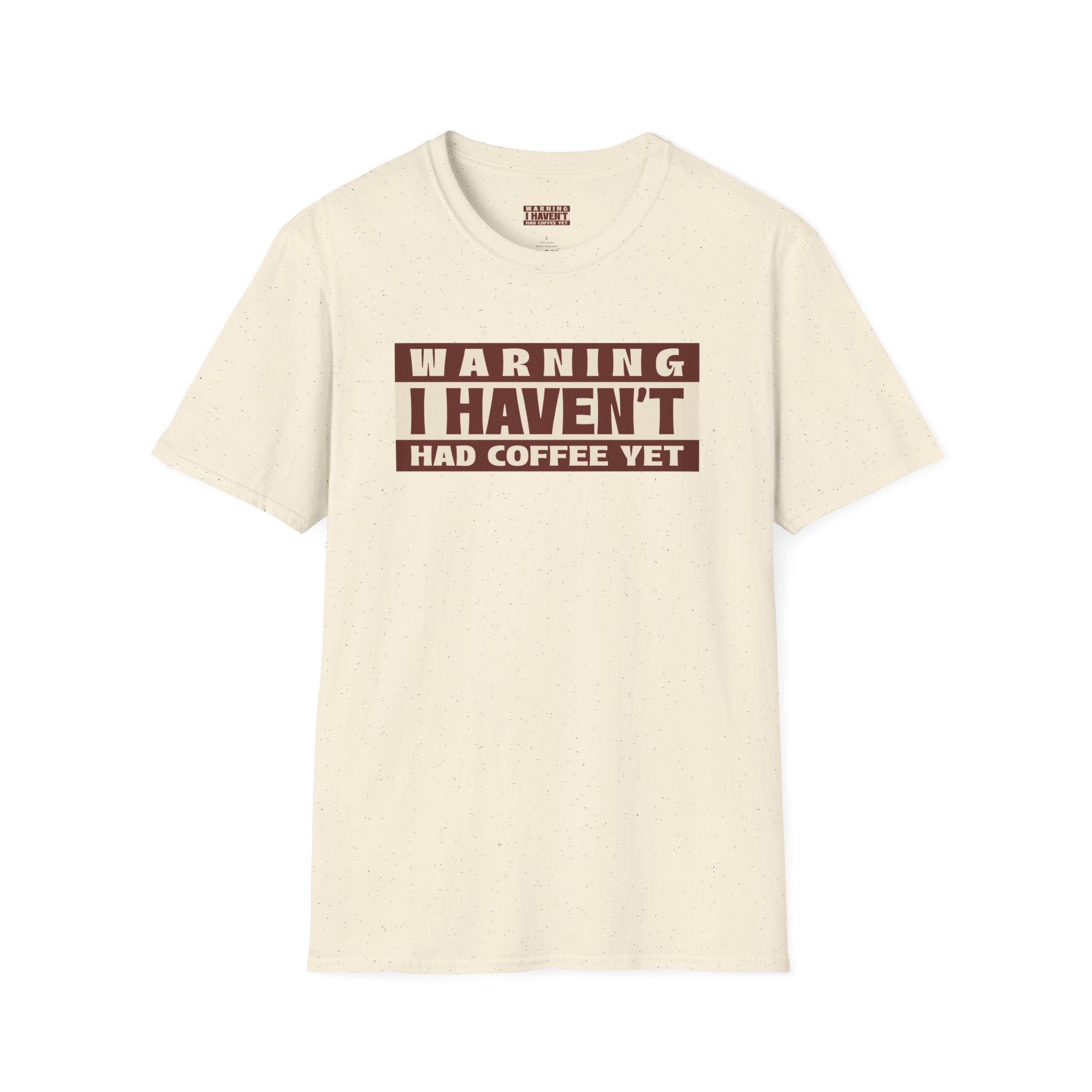 Funny Coffee Warning T-Shirt, Gift for Coffee Lovers, Casual Wear