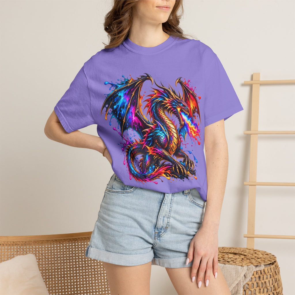 Vibrant Watercolor Dragon T-Shirt