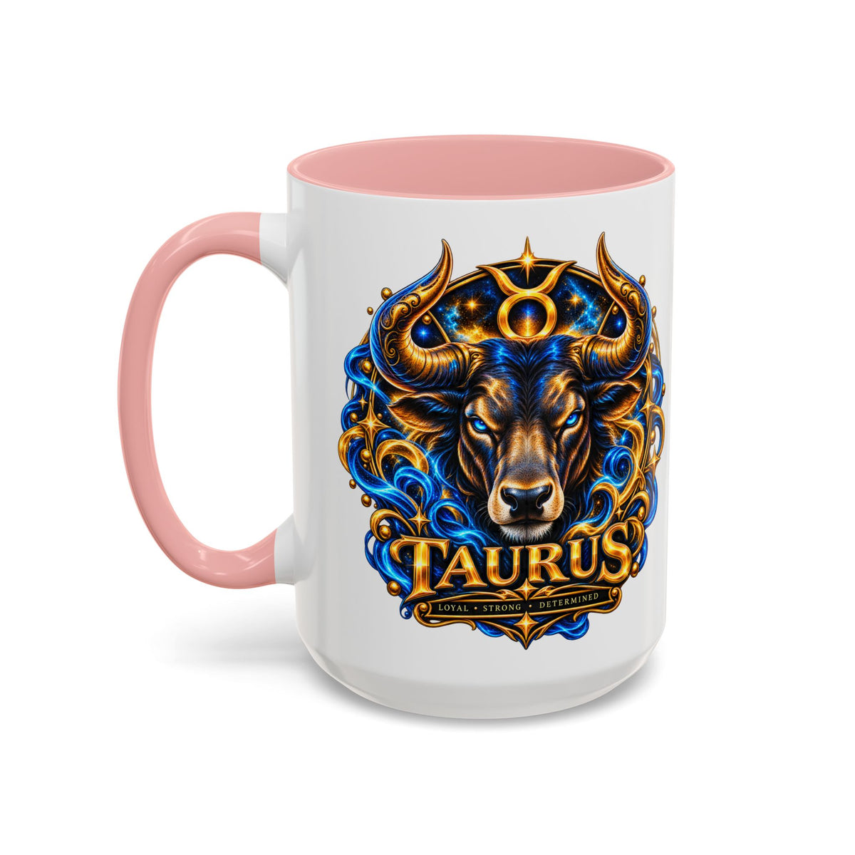 Taurus Coffee Mug — Zodiac Bull Accent Mug (11/15oz)