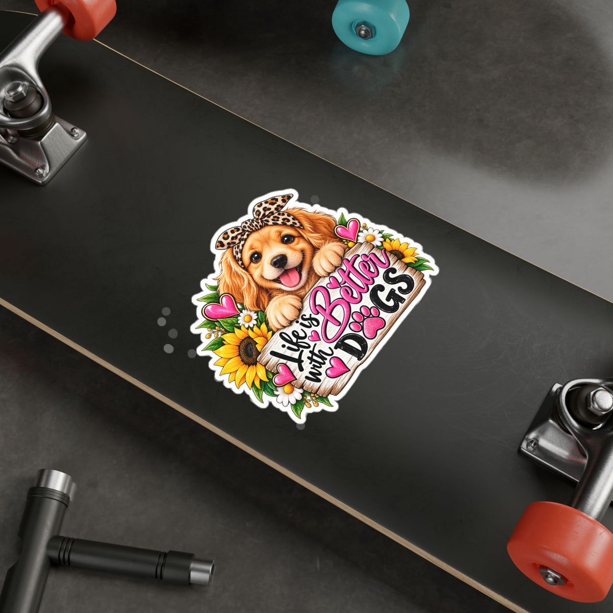 Life Is Better With Dogs Vinyl Decals
