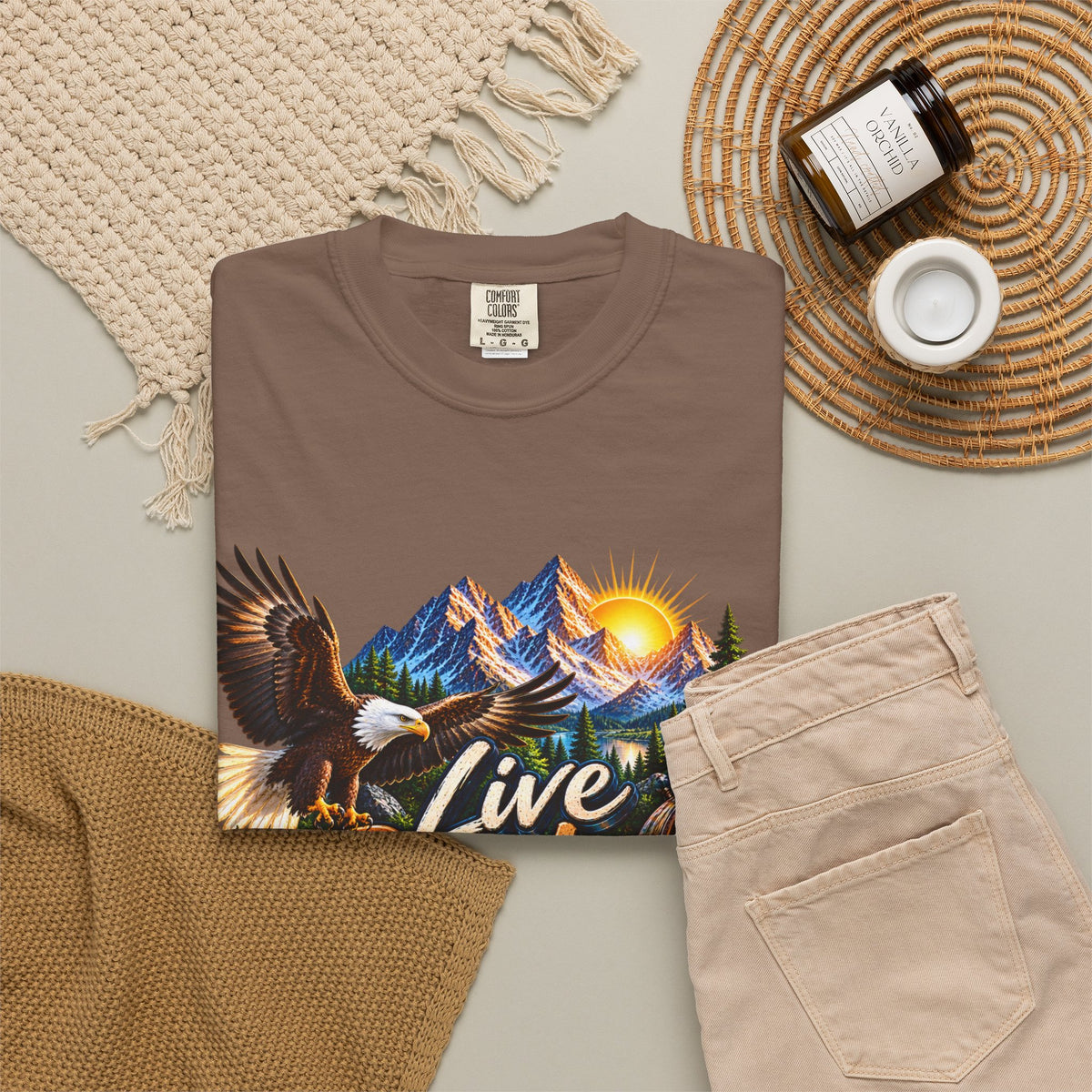 Adventure T-Shirt — "Live Bolder: Explore More, Stay Wild" Graphic Tee