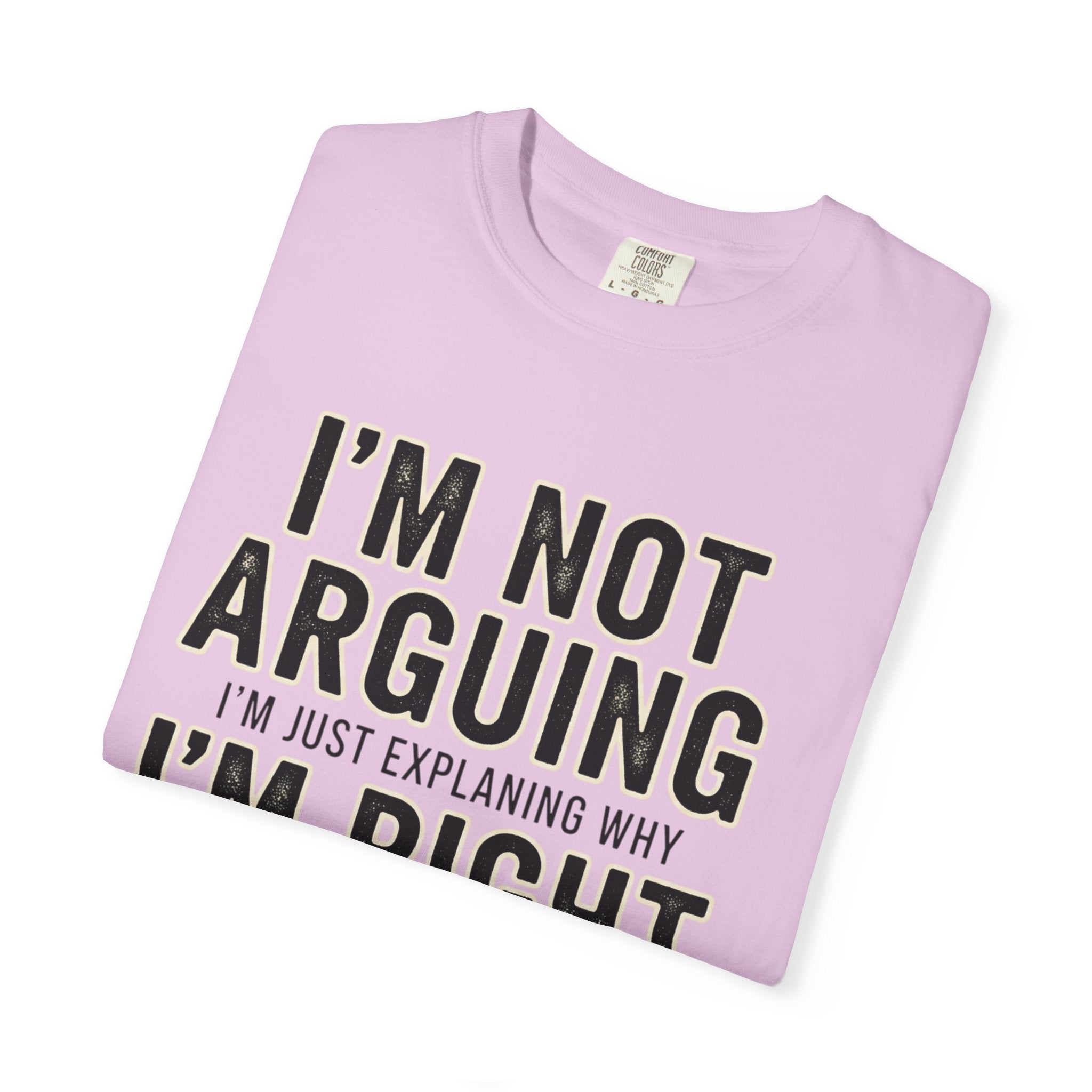 I'm Not Arguing I'm Right T-shirt | Funny Quote Tee