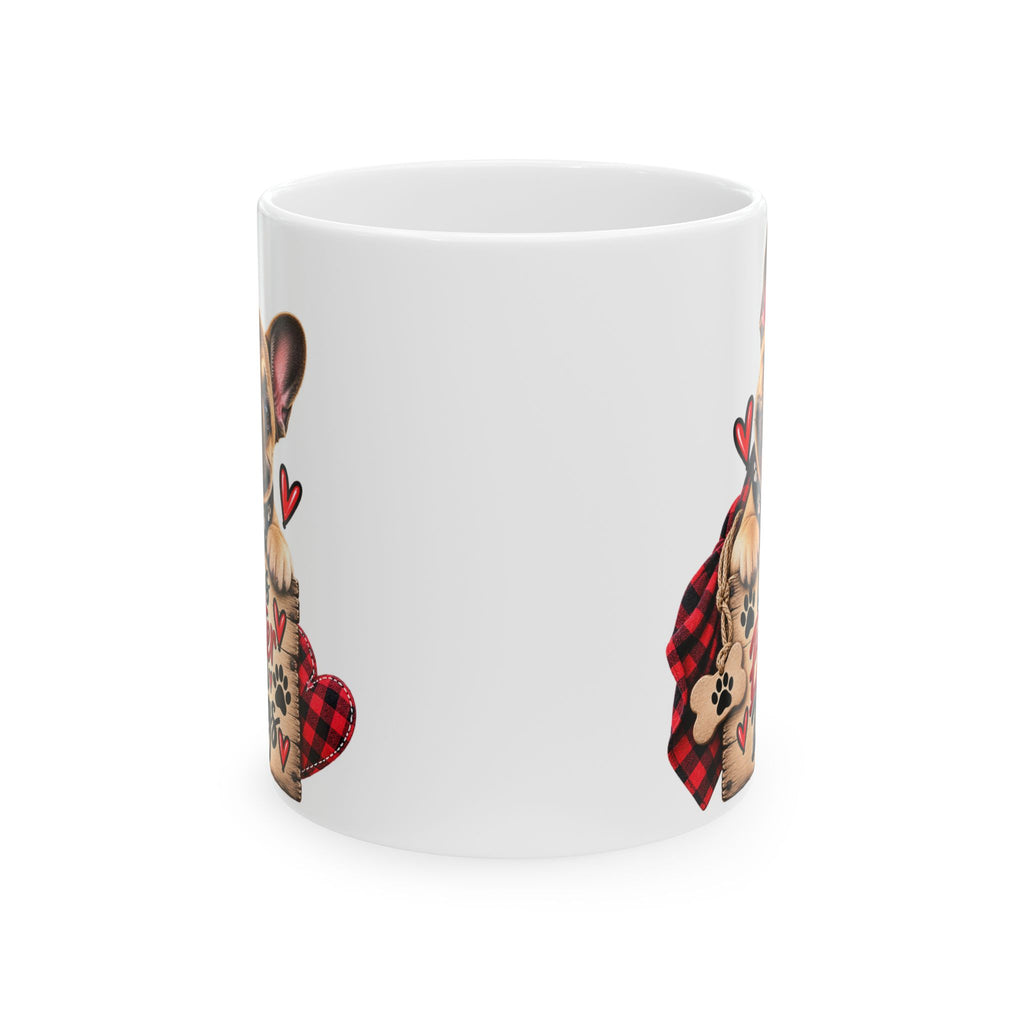 Valentine Puppy Heart Ceramic Mug (11oz & 15oz)