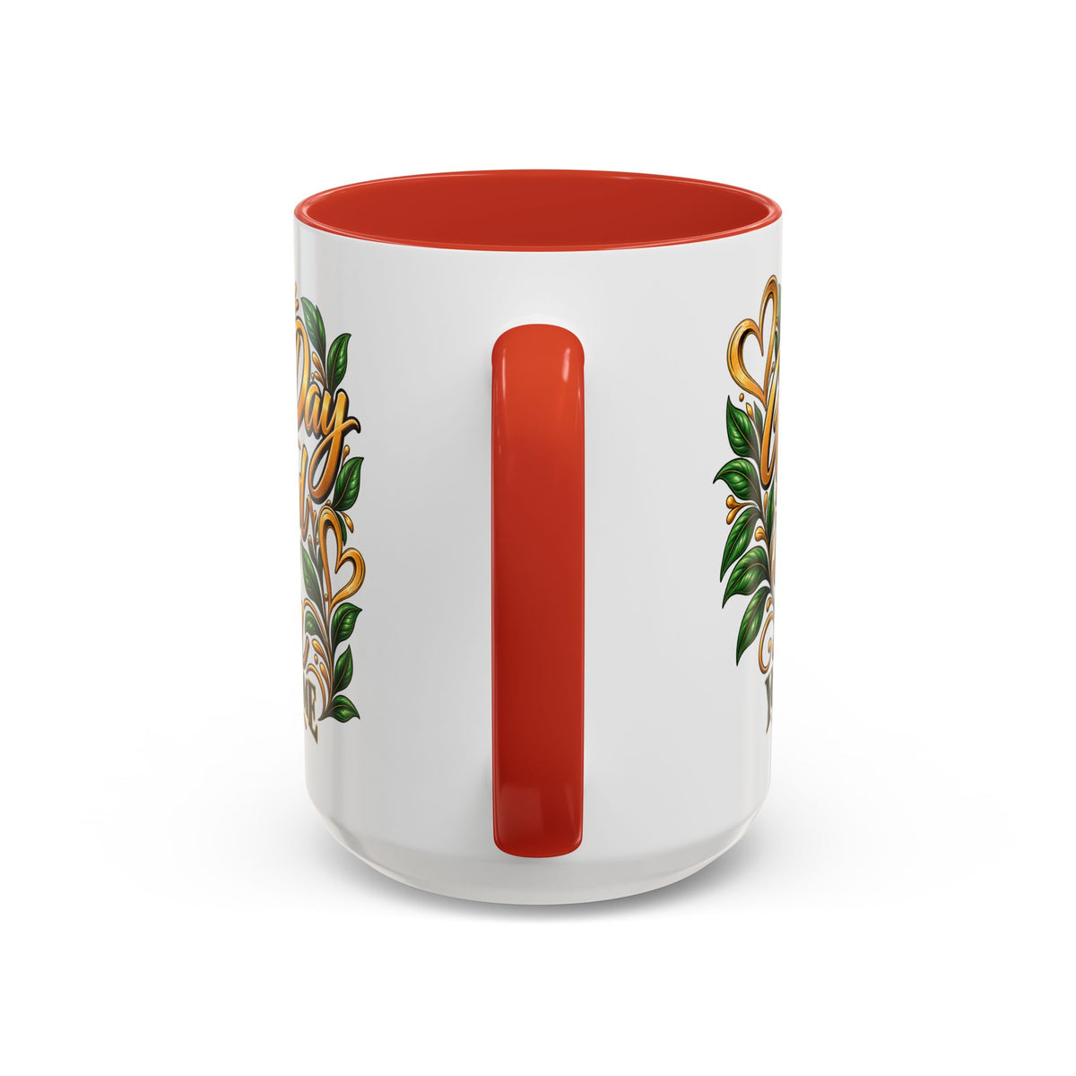 Accent Coffee Mug — "It's a Good Day to Be Proud of How Far You’ve Come" Inspirational Ceramic Mug