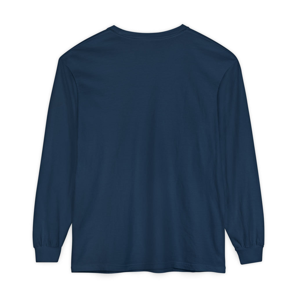 Keep Smiling Long Sleeve Tee — Retro Motivational Graphic Shirt