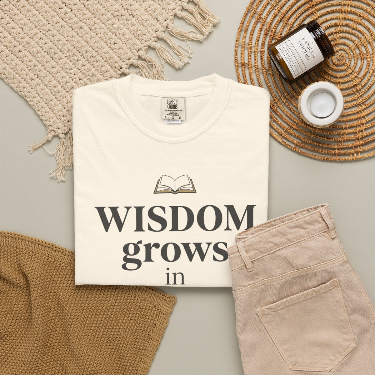 Wisdom Grows in Stillness T-Shirt