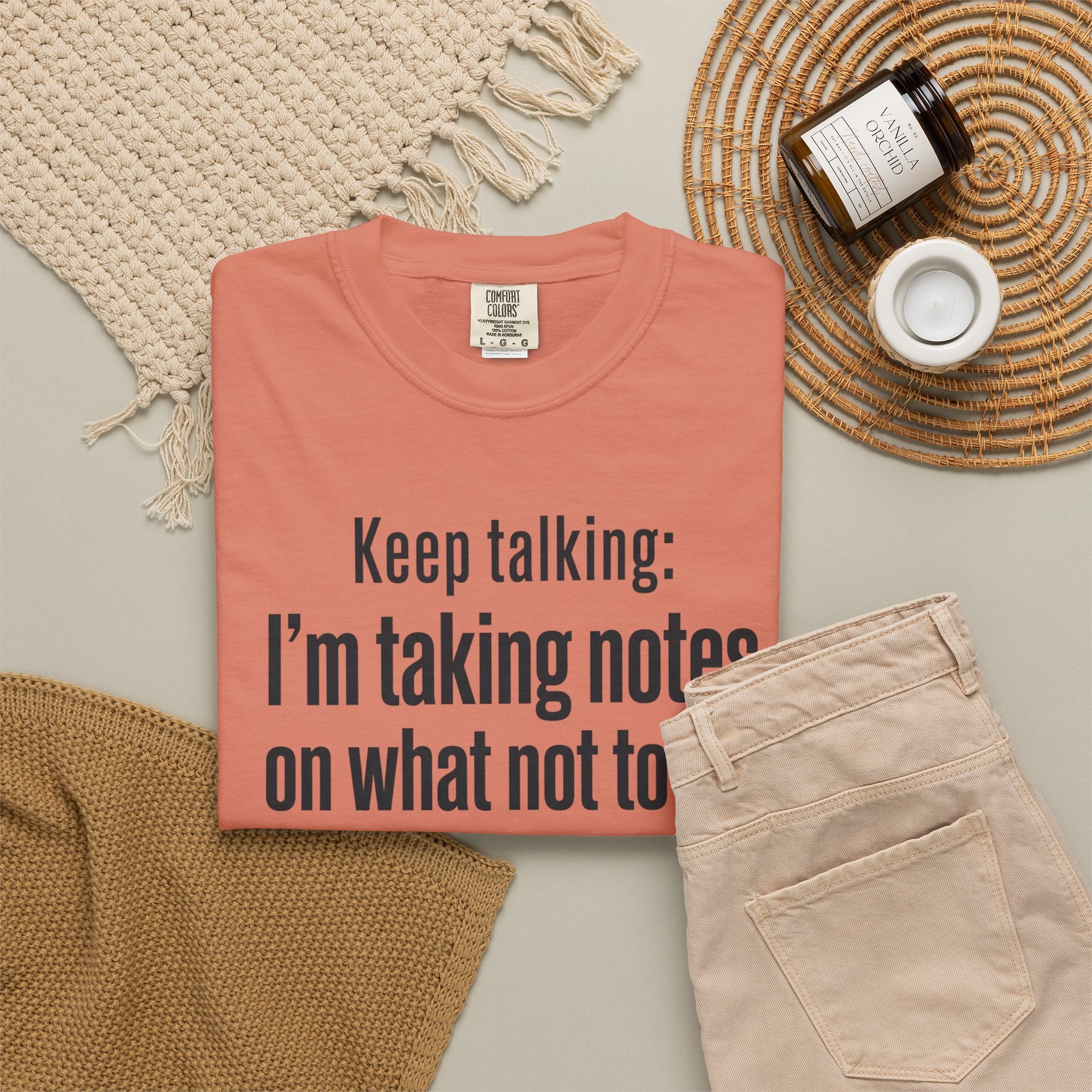 Taking Notes on What Not to Do T-Shirt