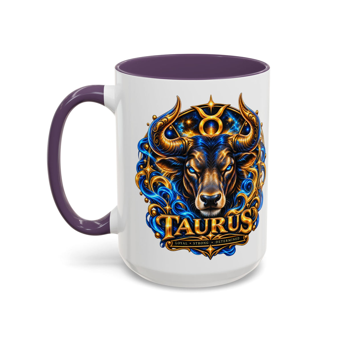 Taurus Coffee Mug — Zodiac Bull Accent Mug (11/15oz)
