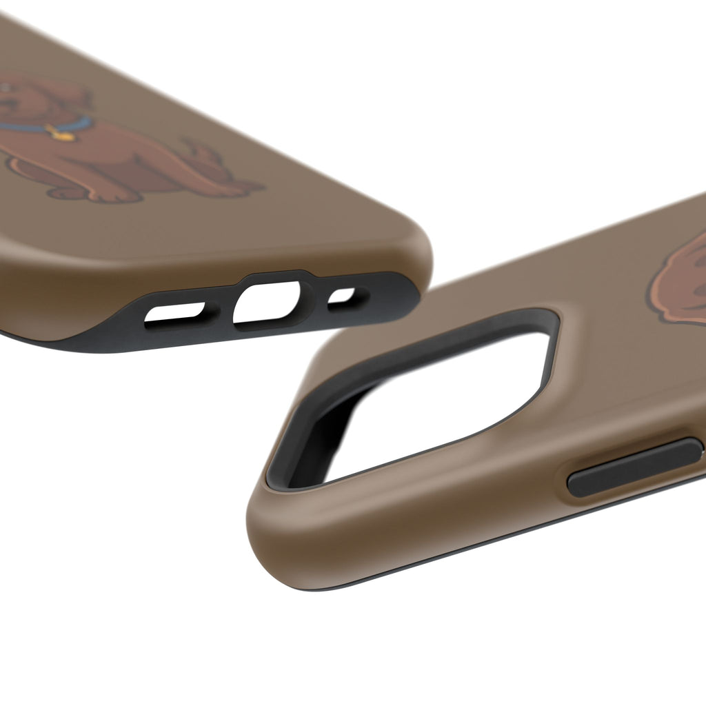 Chocolate Labrador Phone Case — Cute Dog Impact‑Resistant iPhone Cover