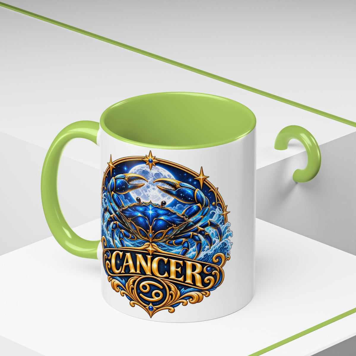 Cancer Zodiac Coffee Mug — Astrology Crab Horoscope Gift (11/15 oz)