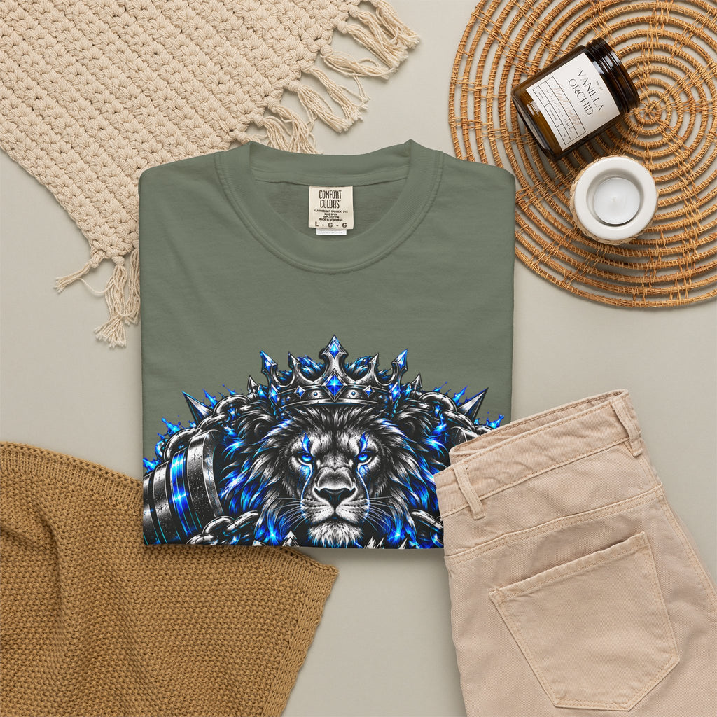 Lion Kingmode Graphic Tee — Gaming Headset Lion Design