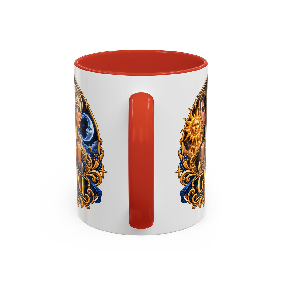 Gemini Zodiac Coffee Mug — Gemini Sign Astrology Accent Mug (11/15oz)