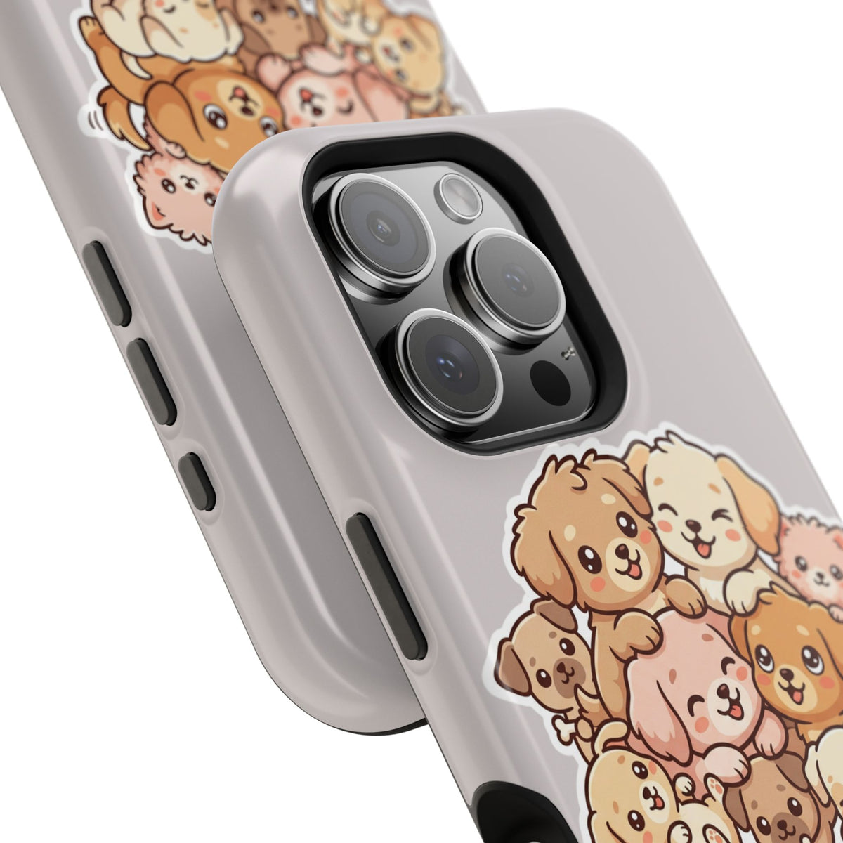 Cute Puppy Pile Magnetic Impact-Resistant Phone Case