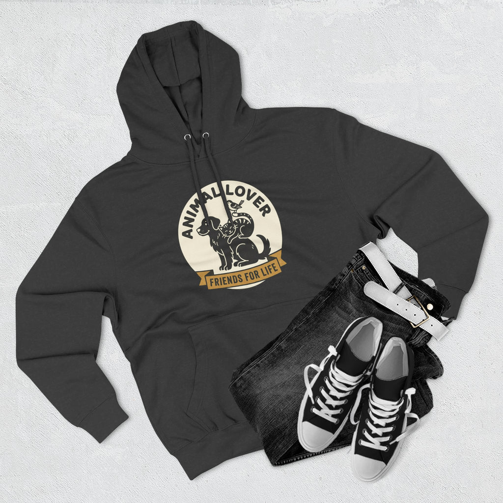 Animal Lover Hoodie – Friends For Life Graphic Pullover