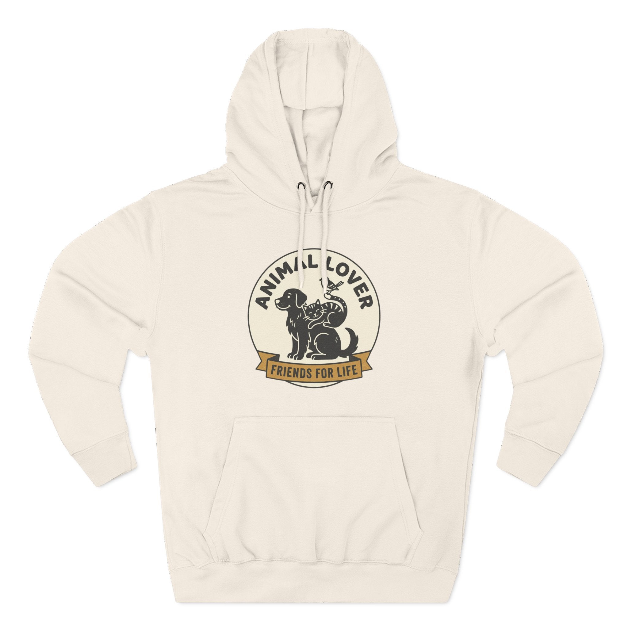Animal Lover Hoodie – Friends For Life Graphic Pullover