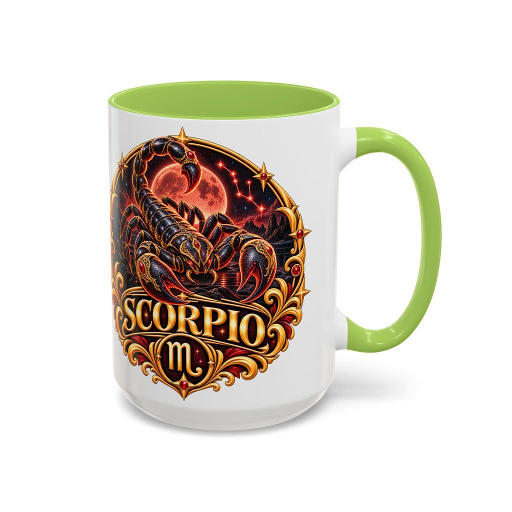 Scorpio Zodiac Coffee Mug — Bold Scorpion Astrology Design (11/15oz)