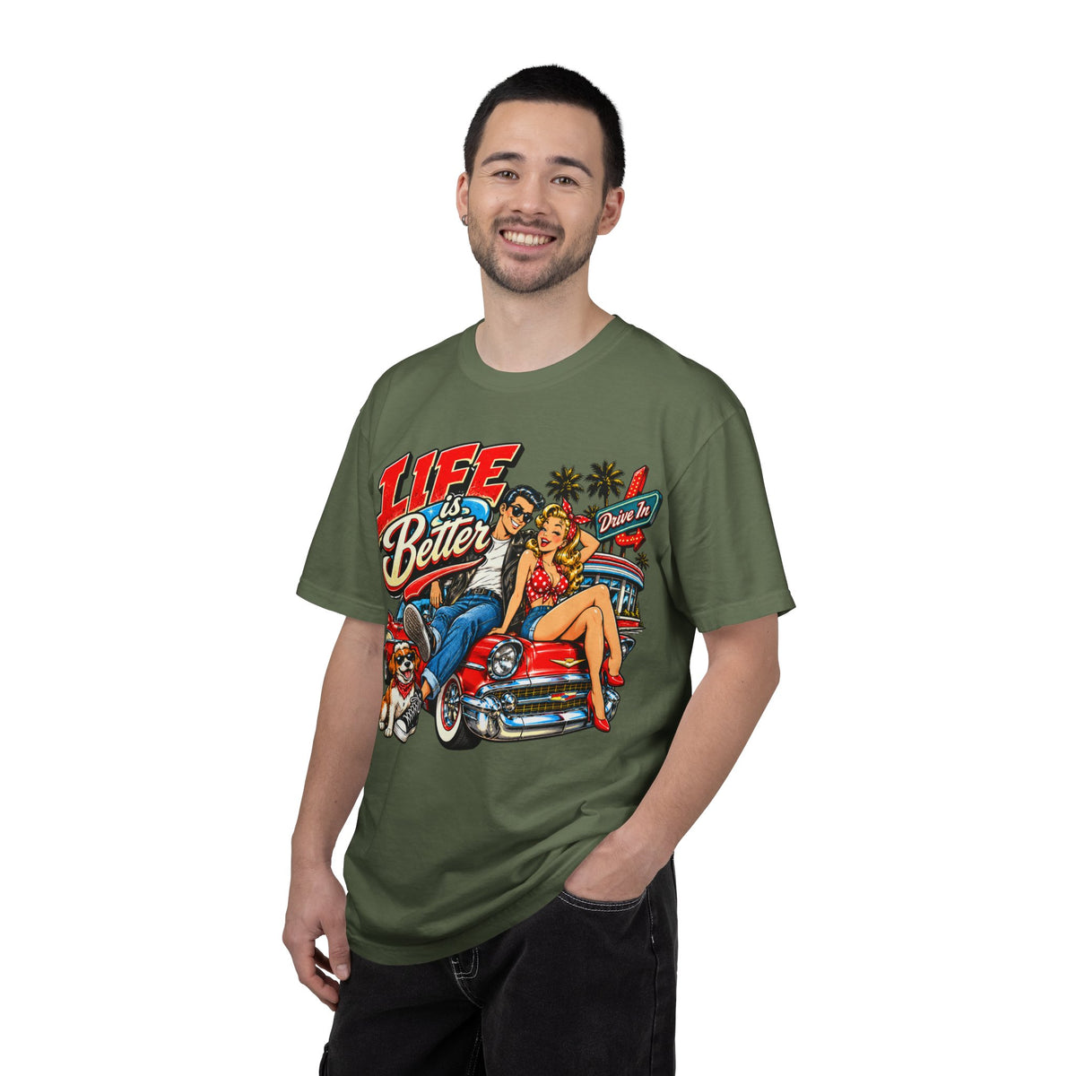 Life Is Better Drive-In Vintage T-Shirt